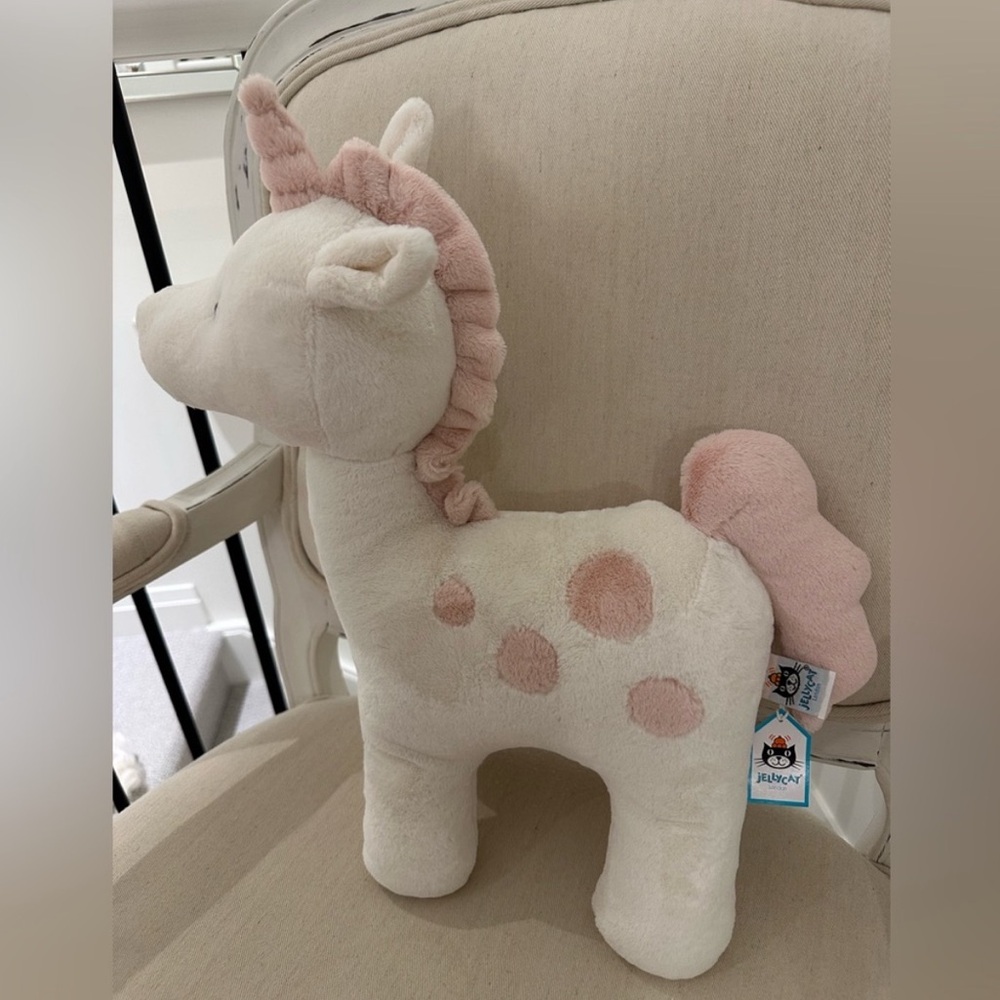 Retired NWT Jellycat Big Spottie Unicorn Authentic - Picture 4 of 15